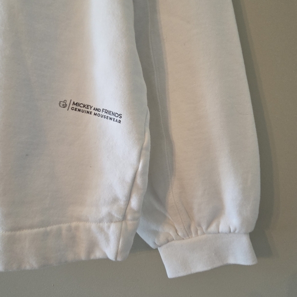 Mickey Mouse Genuine Mousewear Pullover Sweatshirt for Women Casual White Sz XL - Picture 12 of 16